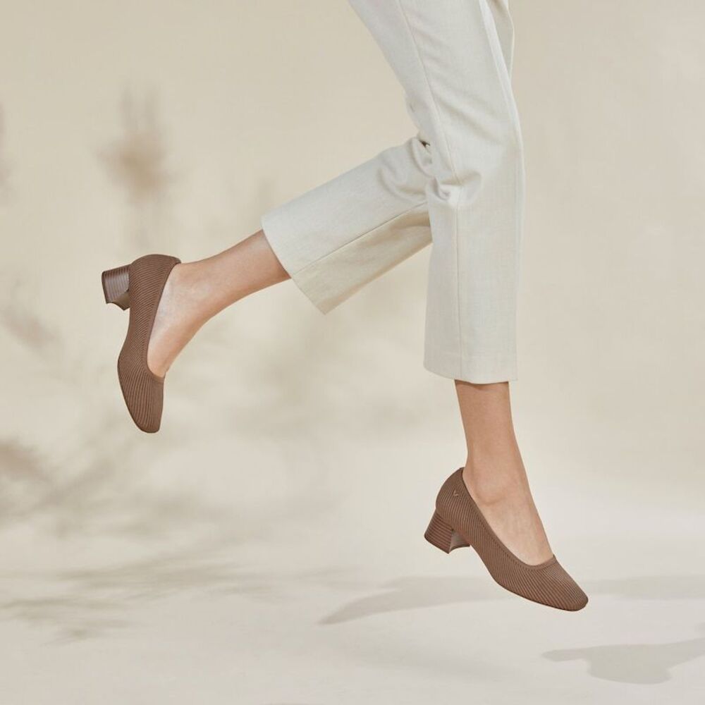 VIVAIA Square-Toe Chunky Heels (Melody Pro) EU41 US9.5